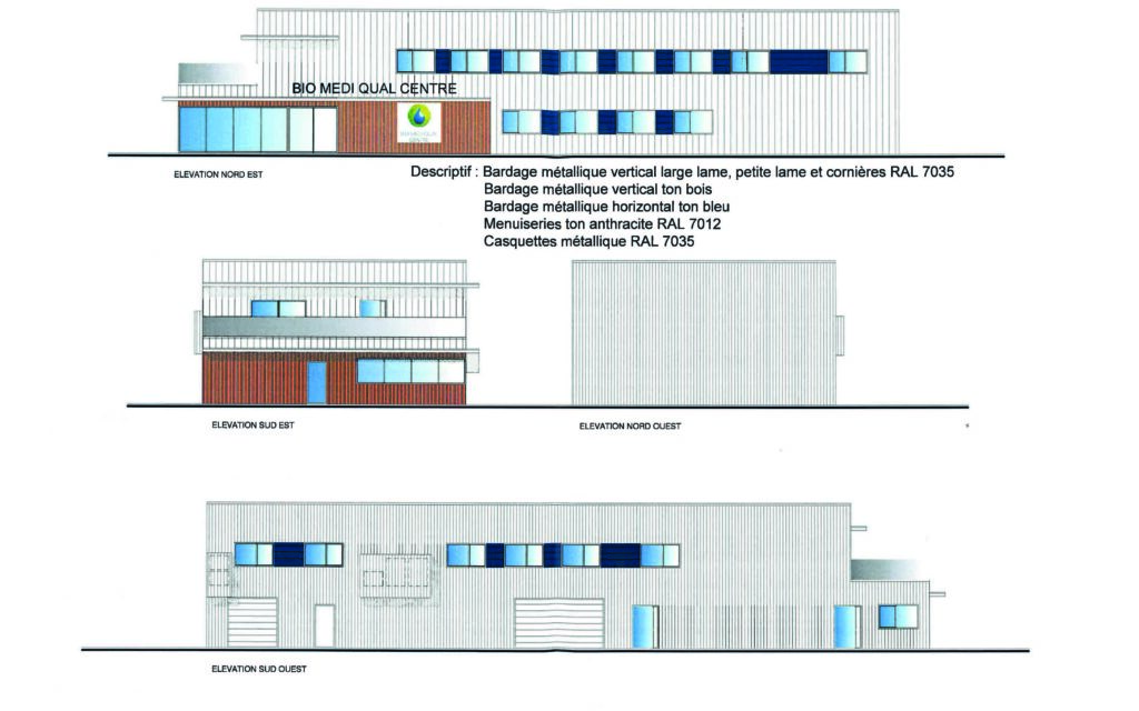 Plan de division en parcelles du programme Les Mardelles à Ingré pour l'immobilier d'entreprise.